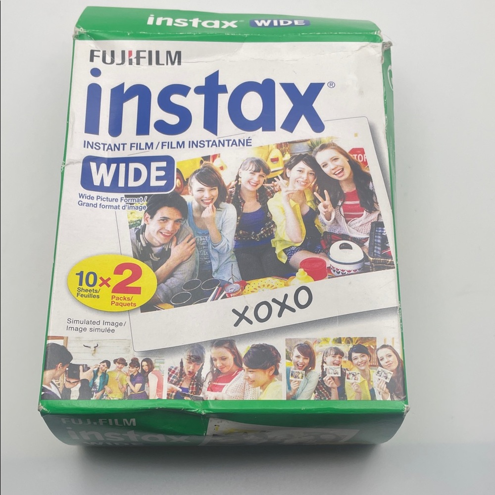 Fujifilm Instax Wide Film Pack - Green and Blue
